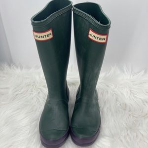 Hunter Green/Purple Boots